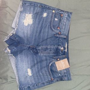 Madewell relaxed denim shorts